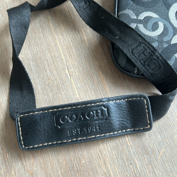 COACH Monogram Crossbody Bag with Leather Trim - Picture 4 of 11